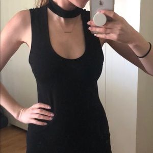 EXPRESS Choker Neck Top